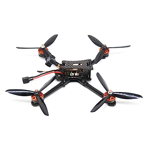 TCMMRC 6inch RC Drone 250mm Omnibus Quadcopter Drone with Camera F4 OSD 3-6S 2407 1850kv Quadcopter FPV Freestyle Racing Drone DIY (NO.119)