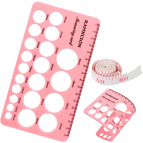 Nipple Ruler, Nipple Rulers for Flange Sizing Measurement Tool, Silicone & Soft Flange Size Measure for Nipples, Breast Flange Measuring Tool Breast Pump Sizing Tool - New Mothers Musthaves (Pink)