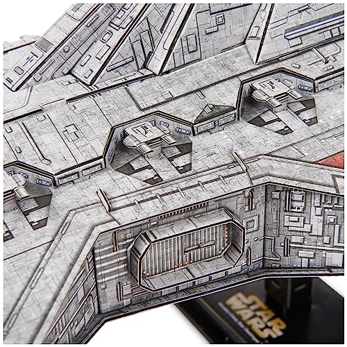 4D Puzzles, Star Wars Deluxe Venator-Class Star Destroyer 3D Model Kit Over 2ft. Wide 288 Pcs | Star Wars Toys | Paper Model Kits for Adults & Teens 12+