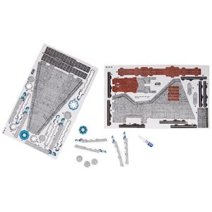 4D Puzzles, Star Wars Deluxe Venator-Class Star Destroyer 3D Model Kit Over 2ft. Wide 288 Pcs | Star Wars Toys | Paper Model Kits for Adults & Teens 12+