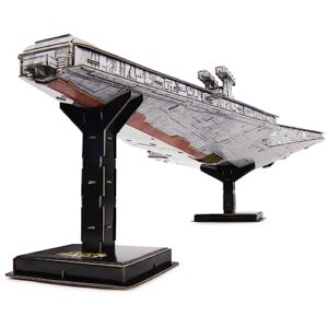 4D Puzzles, Star Wars Deluxe Venator-Class Star Destroyer 3D Model Kit Over 2ft. Wide 288 Pcs | Star Wars Toys | Paper Model Kits for Adults & Teens 12+