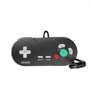 Retro-Bit Legacy GC Wired Controller - for Gamecube & Wii - Black