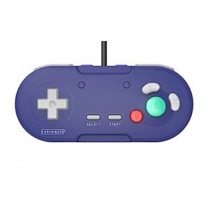 Retro-Bit Legacy GC Wired Controller - for Gamecube & Wii - Indigo