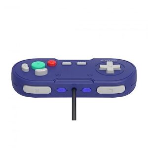 Retro-Bit Legacy GC Wired Controller - for Gamecube & Wii - Indigo