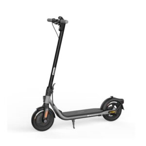 segway ninebot d18w electric kickscooter- 250w motor, 11.2 miles range & 15.5mph, w/t 10" pneumatic tires, dual brakes, commuting electric scooter for adults & teens