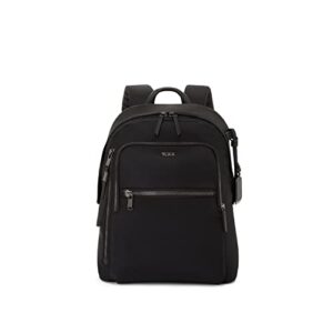 tumi voyageur halsey backpack - men's & women's backpack for travel - laptop backpack for everyday use - black & gunmetal