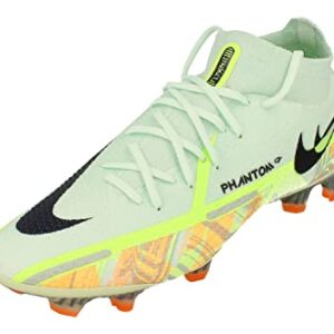 Nike Phantom GT2 Elite DF FG Mens Football Boots CZ9889 Soccer Cleats (UK 12 US 13 EU 47.5, Barely Green Blackened Blue 343)