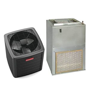 goodman 3 ton 14.3 seer2 front return heat pump system (8kw heat) - free thermostat included - gszh503610-awst36lu1408