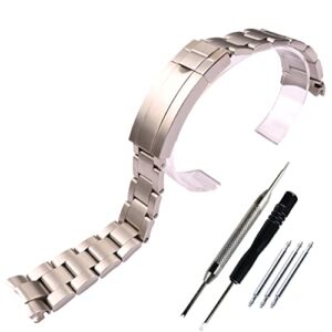 facle 20mm stainless steel watch strap suitable for rolex gmt watch wrist strap accessories watchbands