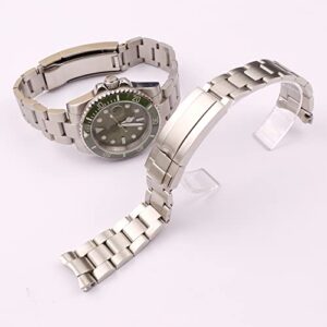 FACLE 20mm Stainless Steel Watch Strap Suitable for Rolex GMT Watch wrist strap accessories watchbands