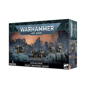 games workshop warhammer 40k: astra militarum - cadian heavy weapons squad