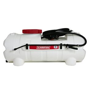 chapin international 97154 15-gallon 1 gpm mounted atv/utv spot sprayer, translucent white