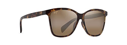 Maui Jim Women's Liquid Sunshine Polarized Fashion Sunglasses, Tokyo Tortoise/HCL® Bronze, Medium