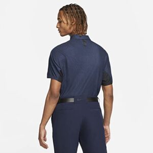 Nike Dri-FIT ADV Tiger Woods Men's Golf Polo (as1, Alpha, m, Regular, Regular, Thunder Blue/Obsidian/White)