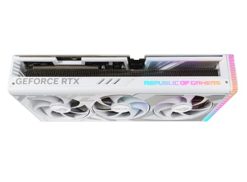 ASUS ROG Strix GeForce RTX™ 4080 White OC Edition Gaming Graphics Card (PCIe 4.0, 16GB GDDR6X, HDMI 2.1a, DisplayPort 1.4a)