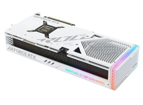 ASUS ROG Strix GeForce RTX™ 4080 White OC Edition Gaming Graphics Card (PCIe 4.0, 16GB GDDR6X, HDMI 2.1a, DisplayPort 1.4a)