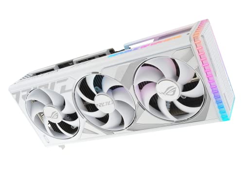 ASUS ROG Strix GeForce RTX™ 4080 White OC Edition Gaming Graphics Card (PCIe 4.0, 16GB GDDR6X, HDMI 2.1a, DisplayPort 1.4a)