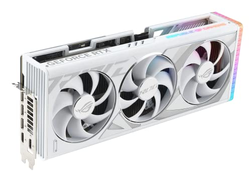 ASUS ROG Strix GeForce RTX™ 4080 White OC Edition Gaming Graphics Card (PCIe 4.0, 16GB GDDR6X, HDMI 2.1a, DisplayPort 1.4a)