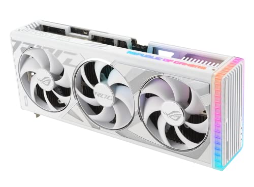 ASUS ROG Strix GeForce RTX™ 4080 White OC Edition Gaming Graphics Card (PCIe 4.0, 16GB GDDR6X, HDMI 2.1a, DisplayPort 1.4a)