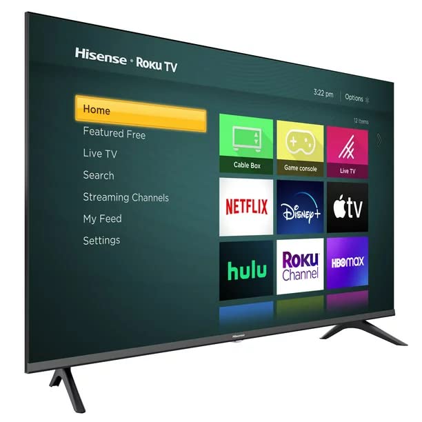 Hisense 40-Inch Class 2K FHD LED LCD Smart TV Motion Rate 120 Gaming Mode Compatible with Alexa & Google Assistant 40H4030F1 (Renewed)