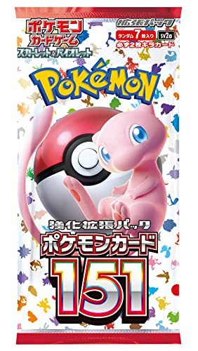 Pokemon Card Game Scarlet & Violet Enhanced Expansion Pack Pokemon Card 151" Box (Japanese)