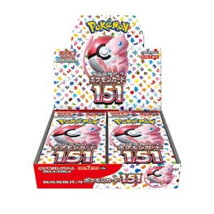 pokemon card game scarlet & violet enhanced expansion pack pokemon card 151" box (japanese)