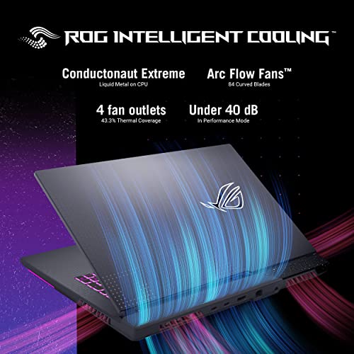 ASUS ROG Strix G17 (2023) Gaming Laptop, 17.3” QHD 240Hz, GeForce RTX 4060, AMD Ryzen 9 7945HX, 16GB DDR5, 1TB PCIe SSD, Wi-Fi 6E, Windows 11, G713PV-DS94, Eclipse Gray