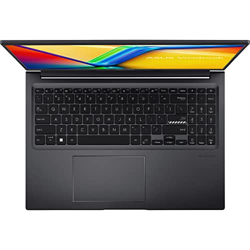 ASUS VivoBook 16 Laptop, 16” WUXGA (1920 x 1200) 16:10 Display, AMD Ryzen 7 7730U CPU, AMD Radeon™ Graphics, 8GB RAM, 1TB SSD, Fingerprint Sensor, Windows 11 Home, Indie Black, M1605YA-ES74