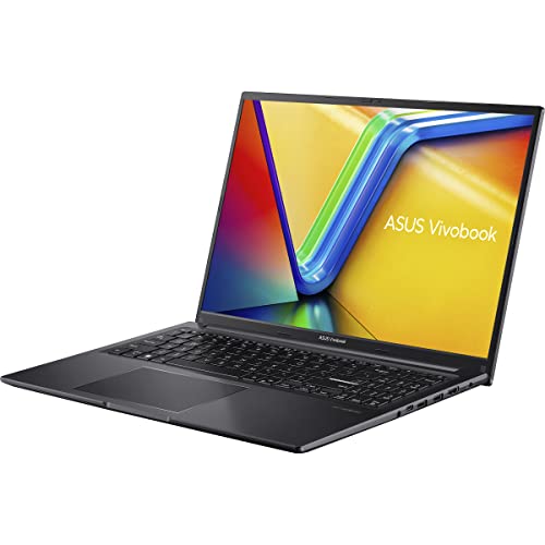 ASUS VivoBook 16 Laptop, 16” WUXGA (1920 x 1200) 16:10 Display, AMD Ryzen 7 7730U CPU, AMD Radeon™ Graphics, 8GB RAM, 1TB SSD, Fingerprint Sensor, Windows 11 Home, Indie Black, M1605YA-ES74