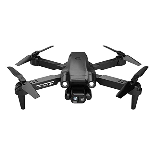 Drones with Camera for Adults 4k HD FPV, Foldable Remote Control Toys Gifts for Kids, with Altitude Hold Headless Mode, Quadcopter with Led Flash Bar, One Key Start Speed Adjustment, 3D Flips