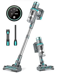 belife bvc11 cordless vacuum cleaner, stick vacuum cleaners for home carpet hardwood floor, wireless household vaccum for pet hair with touch display, 22kpa powerful suction, up to 40mins runtime