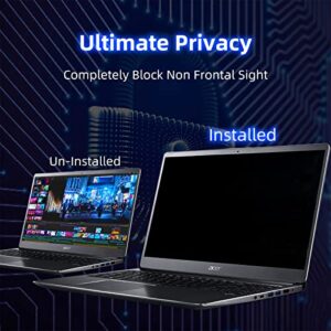 [2 Pack] Laptop Privacy Screen 14 Inch Compatible with Lenovo Hp Dell Acer Asus Thinkpad Envy Xps, 16:9 Aspect Removable Anti Glare Blue Light Filter Protector, 14inch Computer Monitor Privacy Shield