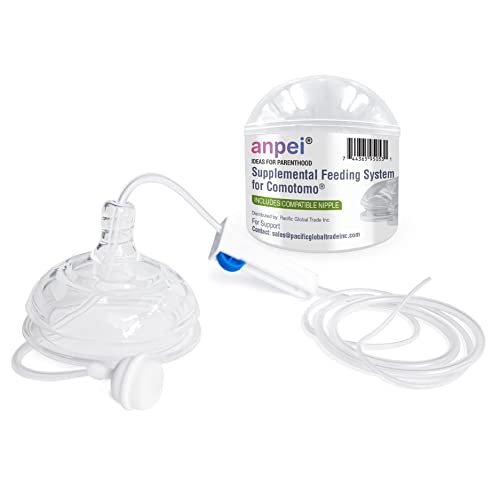 Anpei Supplemental Feeding System (SNS) Compatible with Comotomo Baby Bottle, 5 and 8 oz