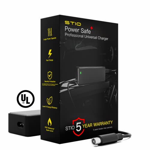 UL Listed 42V/36V 2A (MAX 2.5A) Power Charger Adapter Compatible with Ninebot by Segway MAX G30LP F40 F30 F20 D18W D28U ES1L ES2 ES4 E22 E25 E45 for 36V Lithium Battery Power Supply