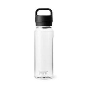 yeti yonder 1l/34 oz water bottle with yonder chug cap, clear