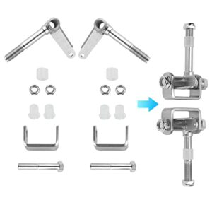 PACEWALKER Steering Spindle Bracket Set 5/8" Axle Kingpin 4-1/2" Long for Go Kart 212cc 196cc 6.5hp 13hp 15hp 420cc 301cc Manco Azusa Yerf-Dog Right and Left