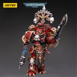 JoyToy 1/18 Action Figure Warhammer 40,000 Chaos Space Marines Crimson Slaughter Brother Karvult in Stock Item