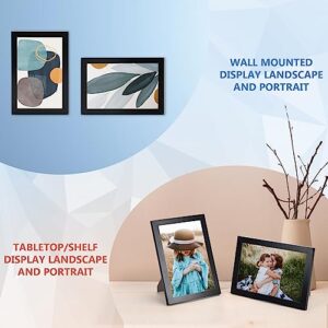 WIFTREY 18 Pack 4x6 Picture Frame Black, 4 x 6 Photo Frames Bulk for Wall Hanging or Tabletop Display