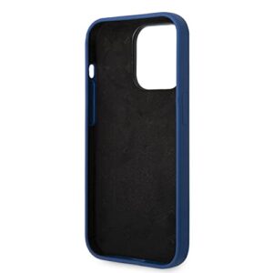 CG MOBILE TUMI Phone Case for iPhone 14 Pro Max in Blue with Black Logo, HC Liquid Silicone Smooth & Anti-Scratch Protective Case with Easy Snap-on, Shock Absorption & Signature Logo