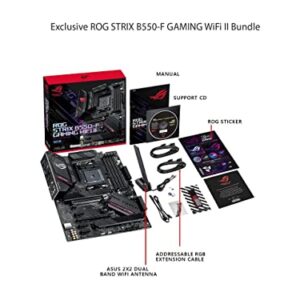 Micro Center AMD Ryzen 7 5800X 8-core 16-Thread Unlocked Desktop CPU Processor Bundle with Asus ROG Strix B550-F Gaming WiFi II AMD AM4 ATX Gaming Motherboard (PCIe 4.0, WiFi 6E, 2.5Gb LAN)