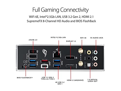 Micro Center AMD Ryzen 7 5800X 8-core 16-Thread Unlocked Desktop CPU Processor Bundle with Asus ROG Strix B550-F Gaming WiFi II AMD AM4 ATX Gaming Motherboard (PCIe 4.0, WiFi 6E, 2.5Gb LAN)