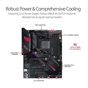 Micro Center AMD Ryzen 7 5800X 8-core 16-Thread Unlocked Desktop CPU Processor Bundle with Asus ROG Strix B550-F Gaming WiFi II AMD AM4 ATX Gaming Motherboard (PCIe 4.0, WiFi 6E, 2.5Gb LAN)