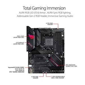 Micro Center AMD Ryzen 7 5800X 8-core 16-Thread Unlocked Desktop CPU Processor Bundle with Asus ROG Strix B550-F Gaming WiFi II AMD AM4 ATX Gaming Motherboard (PCIe 4.0, WiFi 6E, 2.5Gb LAN)