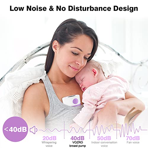 Hands Free Breast Pump, Double Wearable Breast Pump with 2 Modes 9 Levels Suction, Electric Breast Pump with LCD Touch Screen, No Leakage, Low Noise & Painless (24mm 2 Pack)