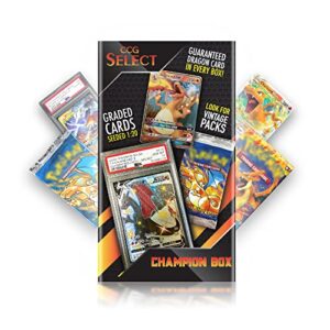 ccg select fire dragon champion mystery box w/ 3 booster packs collector bundle