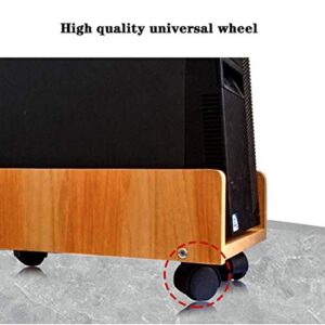 Pc Stand Simple CPU Floor Stand Mobile CPU Stand with 4 Caster Wheels Tower Desktop CPU Case Stand Cart with Protective Baffles, 3 Colors Stand (Color : B)