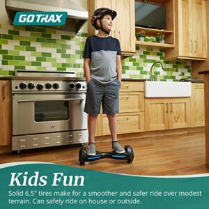 Gotrax FLASH Hoverboard for Kids, 6.5" Wheels & LED Light, Max 2.5 Miles and 5mph Power by Dual 150W Motor, UL2272 Certified Self Balancing Scooter Gift for 44-88lbs Kids(Purple)