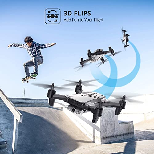 DEERC Kids Drone with 720P HD FPV Camera for Beginner, Remote Control Toys Gifts for Boys Girls, Drones for Kids with Altitude Hold, Headless Mode, One Key Start Speed Adjustment,3D Flips