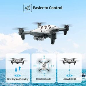 DEERC Kids Drone with 720P HD FPV Camera for Beginner, Remote Control Toys Gifts for Boys Girls, Drones for Kids with Altitude Hold, Headless Mode, One Key Start Speed Adjustment,3D Flips