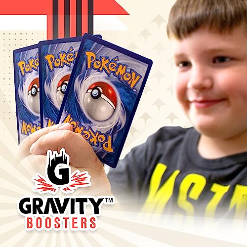 GRAVITY BOOSTERS 120 Card Super Collection | For Pokemon Card Collectors | 12x Holographic Cards | 1x Ultra Rare Guaranteed | Includes 2X PokeMasters Deck Storage Boxes compatible with Pokémon cards